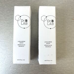 Dr Brandt Dr. B Lab LOT 2 PCS Lash & Brow Serum w/Conditioning Biotin 5ml/.17oz